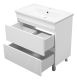Напольная тумба под раковину Misty Мира 80см белый