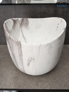 Раковина Gid Mnc9303 54479 накладная под камень матовая 36x36x32