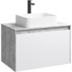 Подвесная тумба под раковину Aqwella Mobi MOB0108BS+MOB0708W 80 см