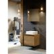 Подвесная тумба под раковину Aqwella Mobi MOB0106BS+MOB0706W 60 см