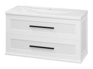 Подвесная тумба под раковину Misty Модерн 100см белый