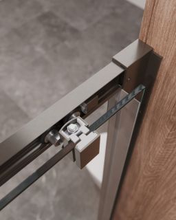 Душевая дверь CEZARES MOLVENO-BF-1-160-C-GM-IV оружейная сталь