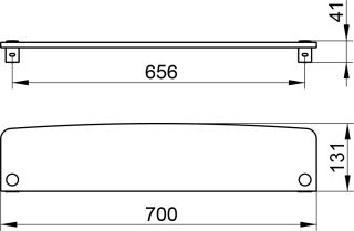 Полка Keuco  Elegance new  11610005700 кристаллин