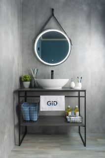 Раковина Gid N9021 51109 накладная белая 52x32x14