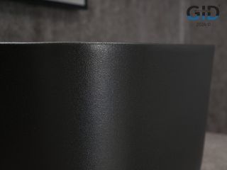 Раковина Gid N9301bg 53356 накладная черная графит 36x36x25.5