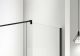 Душевая перегородка Aquatek Walk in с держателем AQ WIW 11020BL 110 см чёрный матовый