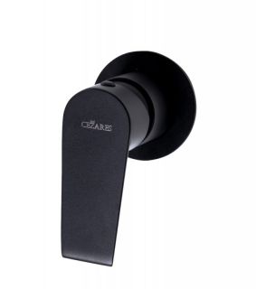 Встраиваемый однорычажный смеситель для душа, чёрный матовый Cezares NAUTIC-DIM-NOP