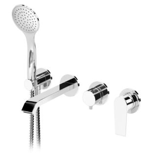 Встраиваемый смеситель для ванны и душа CEZARES NAUTIC-VDM3-01 хром