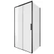 Душевой уголок Aquanet Pleasure Evo AE65-100x90-BT 324131 100x90 см профиль чёрный матовый стекло прозрачное