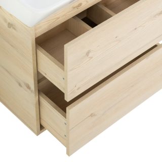 Тумба под раковину BelBagno Neon 60см Pino Bianco NEON-600-2C-SO-PB