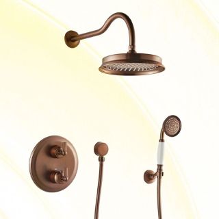 Душевой комплект Swedbe Terracotta Art 2520 с термостатом бронза
