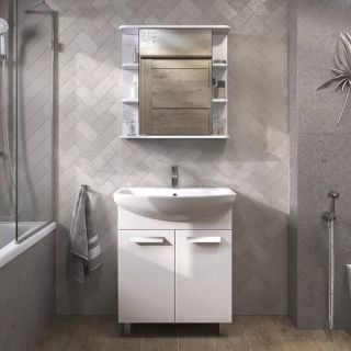 Тумба под раковину напольная Vigo Hoska 232 70 см белый