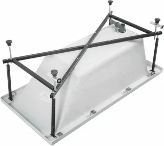 Акриловая ванна Aquanet Bright 347857 145x70 см с каркасом с боковой и фронтальной панелями