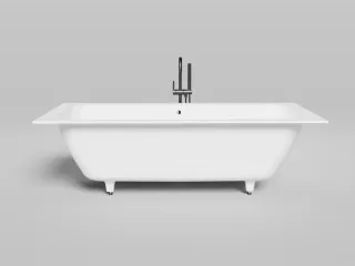 Ванна из искусственного камня Salini Orlanda Axis S-Stone 103221M 190x80см белый матовый