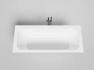 Ванна из искусственного камня Salini Orlanda Axis Kit S-Sense 103311MRH 190x80см RAL снаружи