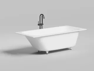 Ванна из искусственного камня Salini Orlanda Kit S-Sense 102112MRH 180x80см RAL снаружи