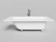 Ванна из искусственного камня Salini Orlanda Plus Kit S-Sense 102114GRH 190x100см RAL снаружи