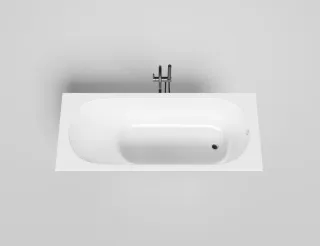 Ванна из искусственного камня Salini Ornella S-Sense 102313MRH 170x70см RAL снаружи