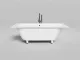 Ванна из искусственного камня Salini Ornella Axis S-Stone 103423M 170x75см белый матовый