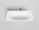 Ванна из искусственного камня Salini Ornella Axis Kit S-Sense 104713M 170x70см белый матовый