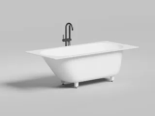 Ванна из искусственного камня Salini Ornella Kit S-Sense 102414GRF 170x80см RAL полностью