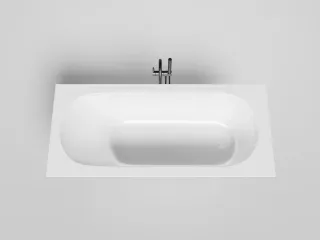 Ванна из искусственного камня Salini Ornella Kit S-Stone 102422MRH 180x80см RAL снаружи