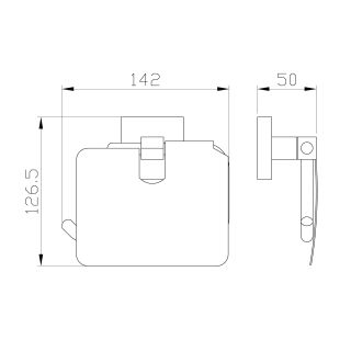 Держатель для туалетной бумаги Wonzon & Woghand Polo WW-8926 хром