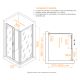 Душевой уголок RGW PA-045 350804509-11 100x90 см хром