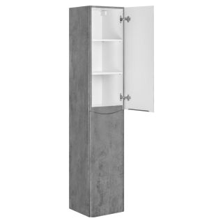 Шкаф-колонна Vincea Paola VSC-2P170BT-L 35 см бетон