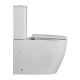 Унитаз-компакт Azario Bonelle AZ-1229A безободковый крышка-сиденье микролифт смыв торнадо белый