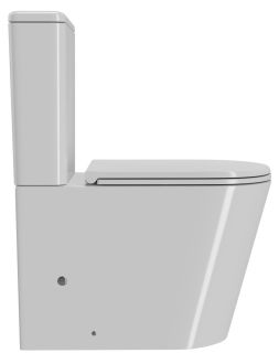 Унитаз-компакт Point Виктория PN42061 безободковый белый