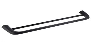 Двойной полотенцедержатель ABBER Nord AA1553B 60см чёрный матовый