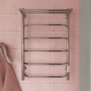 Полотенцесушитель электрический EWRIKA Сафо FT 80х50, с полкой, черный