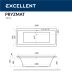 Ванна акриловая EXCELLENT Pryzmat 190x90