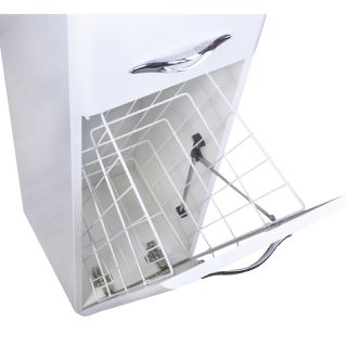 Колонна универсальная Style Line СС-00002271 "Каре 30" с корзиной, Люкс белая,PLUS