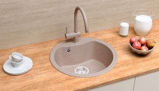 Смеситель для кухни Ulgran Classic Ulgran 021(343) антрацит