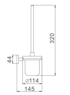 Ёршик Haiba HB8610 хром