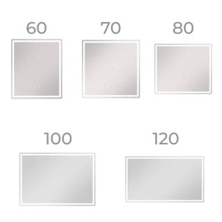 Зеркало с подсветкой Vigo Geometry Step 148 60 см