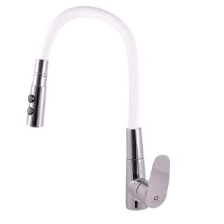 Смеситель для кухни Rav Slezak Amur AM719.5/12B белый хром
