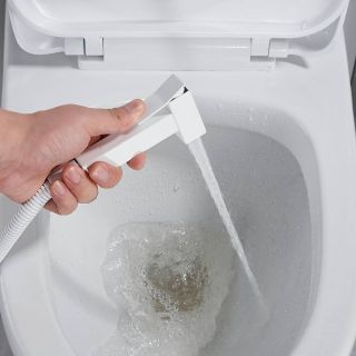 Гигиенический душ со смесителем Shevanik S127C белый