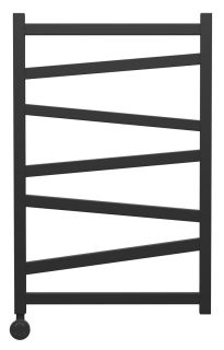 Полотенцесушитель электрический Point Феникс PN15158BE П7 50x80см левый/правый чёрный