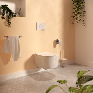 Кнопка смыва Berges Novum белый 040021