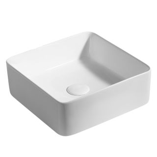 Раковина накладная Azario 34.5х34.5х12 фаянс (AZ41314)