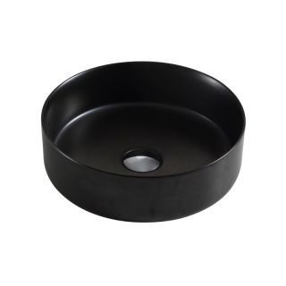 Раковина накладная Azario 34.6х34.6х11.4 фаянс, цвет Черный матовый (AZ3134MBSP)