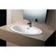 Раковина встраиваемая сверху Azario 56.5х47.5х18, фаянс (AZT808)