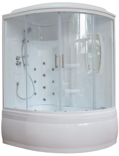 Душевой бокс Royal Bath ALP левый стекло прозрачное 150x100см RB150ALP-T-L