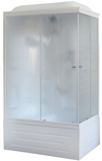 Душевая кабина Royal Bath BP левая стекло матовое 120x80см RB8120BP1-M-L
