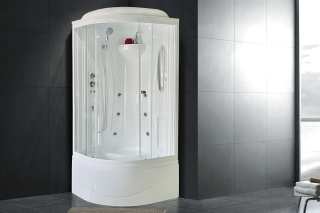 Душевая кабина Royal Bath BK стекло прозрачное 90x90см RB90BK2-T
