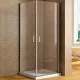 Душевой уголок Aquanet Cinetic AE12-N-80H190U-CT + AE12-N-90H190U-CT 254235 80x90 см стекло прозрачное профиль хром