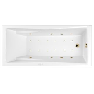 Гидромассажная ванна WHITECROSS Palace 0104.170075.100.RELAX.GL 170x75 см Relax золото